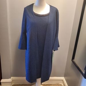 Scarlett Evening Dress With Bell Sleeve Jacket